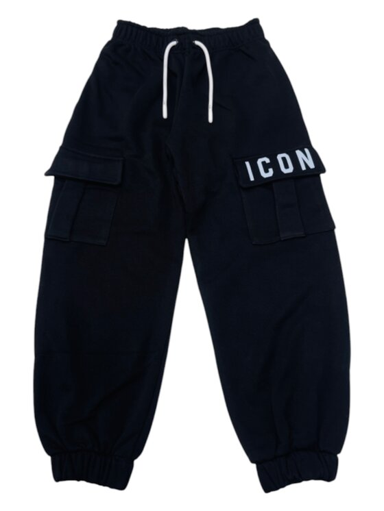 Icon Icon Pantaloni da tuta igsp00539 Nero Regular Fit