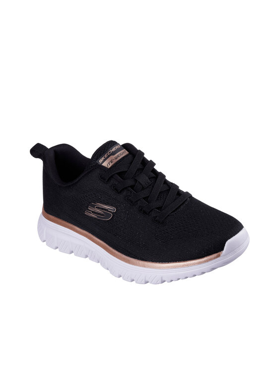 Skechers Skechers Sneakersy 898024-BKRG Czarny