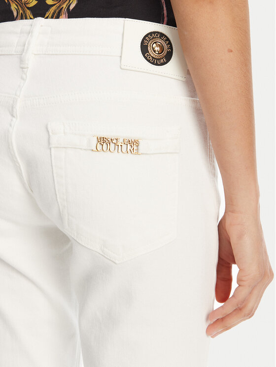 Versace Jeans Couture Versace Jeans Couture Jeans hlače 78HAB5K1 Bela Skinny Fit