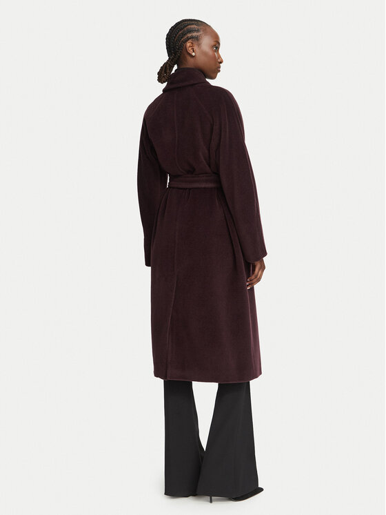 Marella Marella Wollmantel Starna 2623016082200 Violett Regular Fit