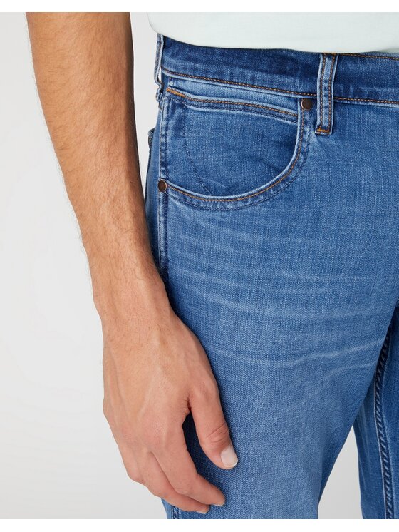 Wrangler Wrangler Jeansy GREENSBORO Niebieski Straight Leg