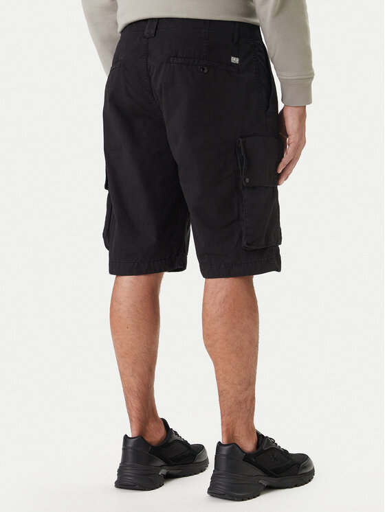 C.P. Company C.P. Company Σορτς υφασμάτινο 20CMBE245A110340O Μαύρο Regular Fit