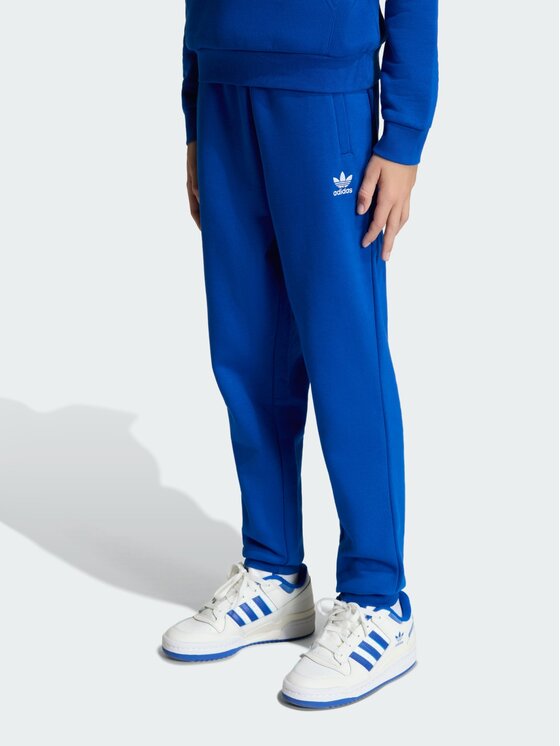 adidas adidas Spodnie materiałowe 132711 Błękitny Regular Fit