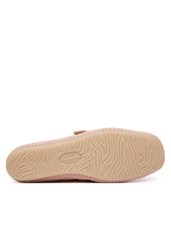 Clarks Clarks Mokasíny Freckle Tbar 26185904 Ružová