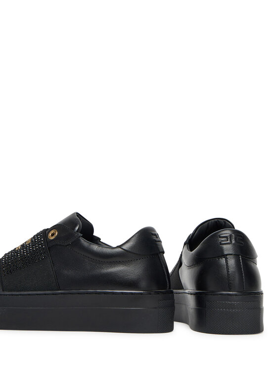 Elisabetta Franchi Elisabetta Franchi Sneakersy Low Cut Velcro F4A9-E0355-1251 D Czarny