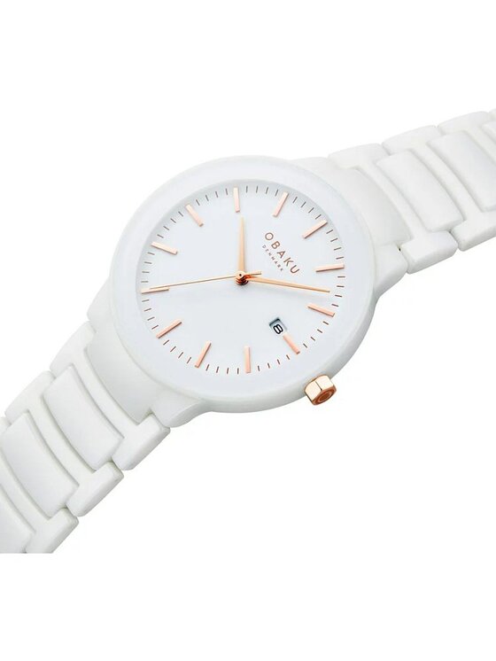 Obaku Obaku Zegarek V280LDWWCW Biały