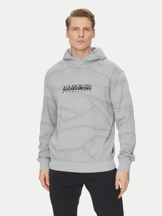 Napapijri Napapijri Суитшърт Cellini NP0A4ILR Сив Relaxed Fit