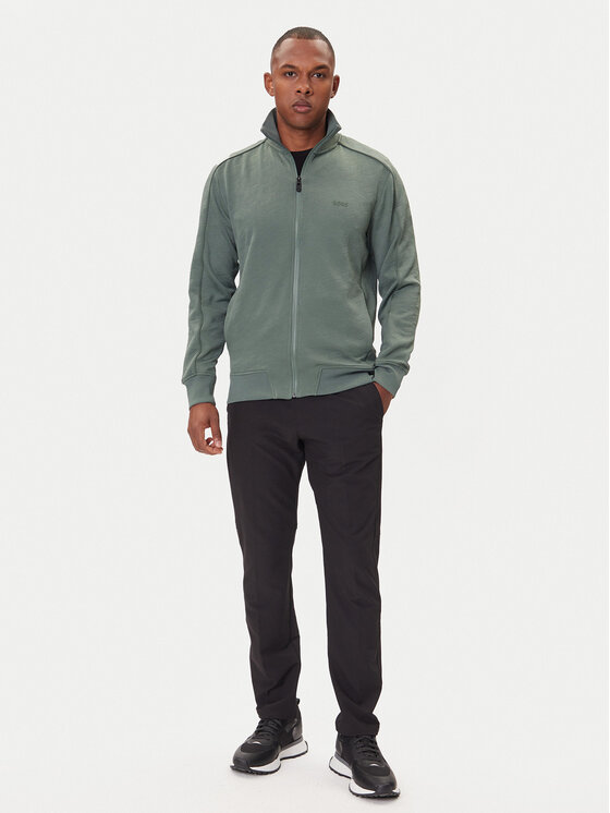 BOSS BOSS Bluză Mirror 50549706 Verde Regular Fit