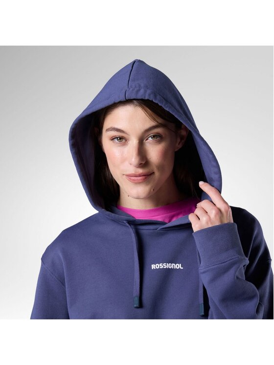 Rossignol Rossignol Bluza W Waterfall H Niebieski Relaxed Fit