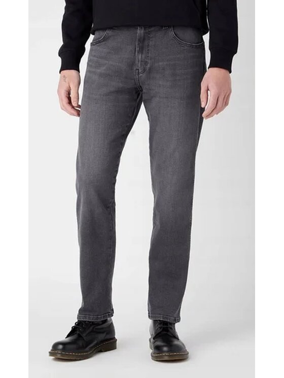 Jeansy Wrangler, Rozmiar W33/L30, Szare, FRONTIER