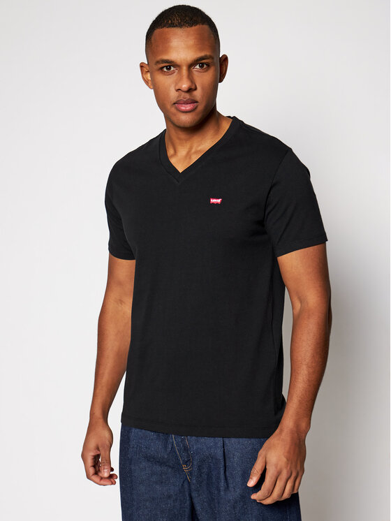Levi's Tričko Original Housemark Tee 85641-0001 Čierna Standard Fit