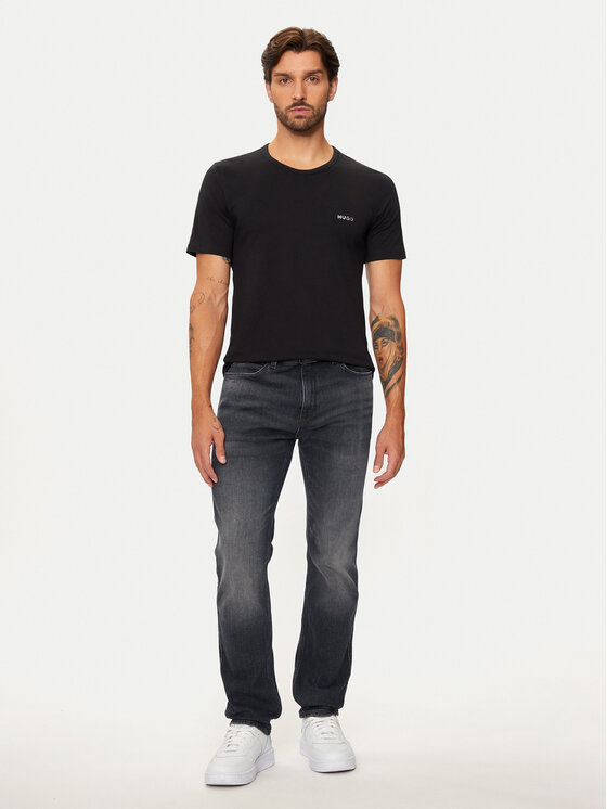 HUGO HUGO Komplekt kolmest t-särgist 50480088 Must Regular Fit