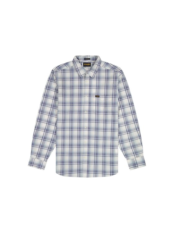 Wrangler Wrangler Koszula 112378035 Biały Regular Fit