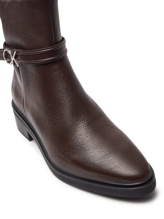 Calvin Klein Calvin Klein Ботильйони HW0HW02183 Коричневий