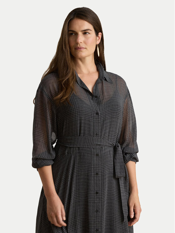 LAUREN RALPH LAUREN LAUREN RALPH LAUREN Vestito chemisier 200B33077001 Grigio scuro Regular Fit