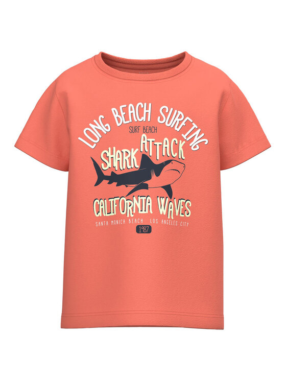 NAME IT NAME IT T-shirt 13215002 Narančasta Loose Fit