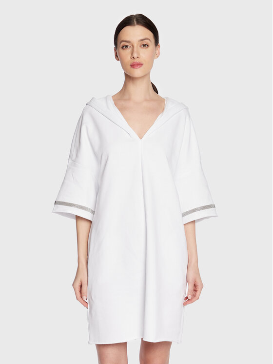 Fabiana Filippi Fabiana Filippi Igapäevane kleit ABD273W179 Valge Regular Fit
