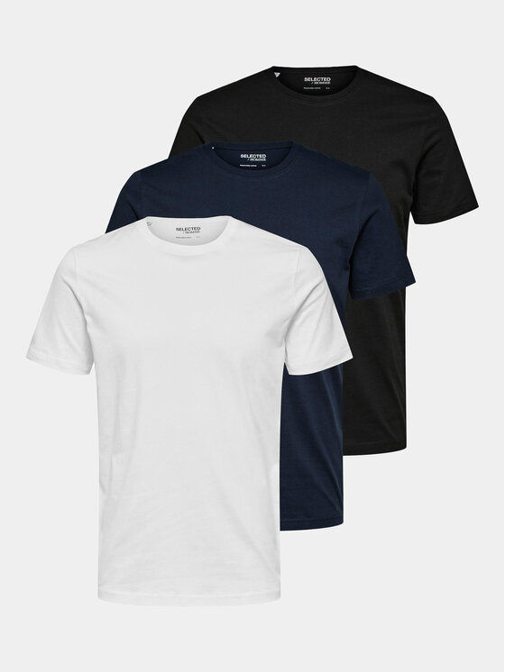Set di 3 T-shirt Selected Homme