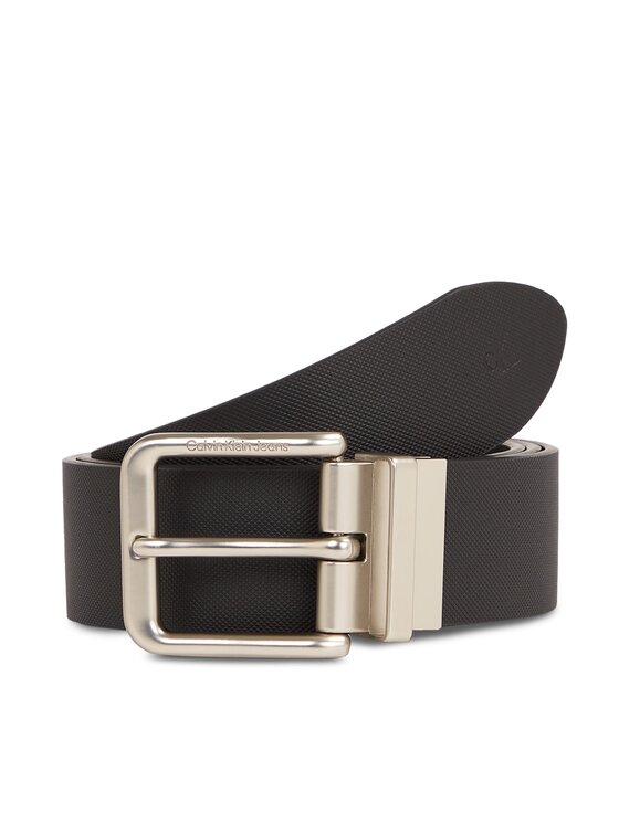 Calvin Klein Jeans Calvin Klein Jeans Moški pas Classic Ro Rev/Adj Lthr Belt40Mm K50K511821 Črna