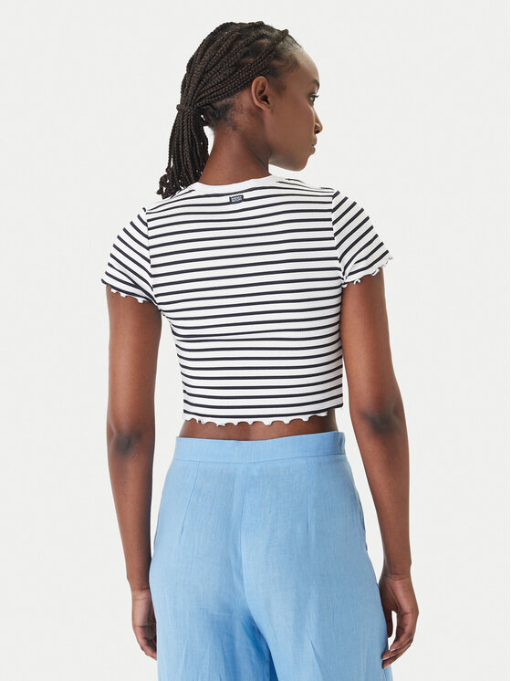 Banana Moon Banana Moon Majica Tonio Nautical MVC06 Mornarsko modra Slim Fit