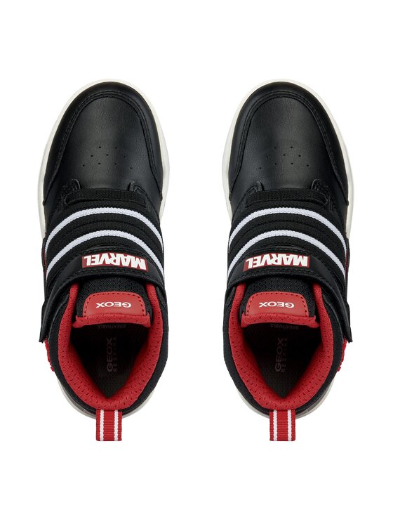 Geox Geox Sneakersy SPIDER-MAN J Perth Boy J367RD 05411 C0048 S Czarny
