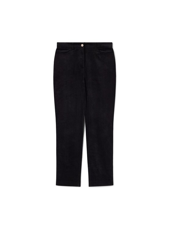 Motivi Motivi Spodnie materiałowe P40BQ004995N033 Czarny Flare Fit