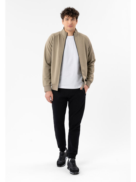 Volcano Volcano Bluza B-GUEST Beżowy Regular Fit