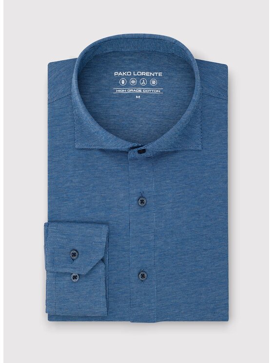 Pako Lorente Pako Lorente Koszula P26SF-1X-015 Niebieski Classic Fit