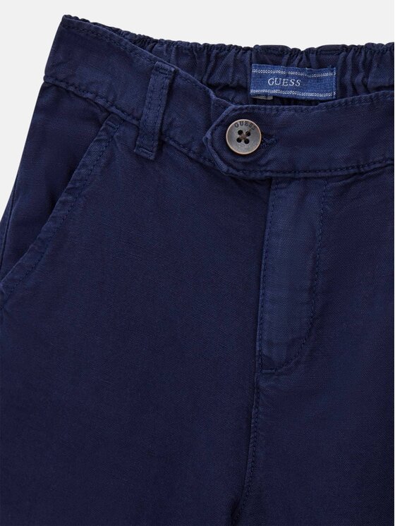 Guess Kids Guess Kids Spodnie materiałowe 172557 Niebieski Regular Fit