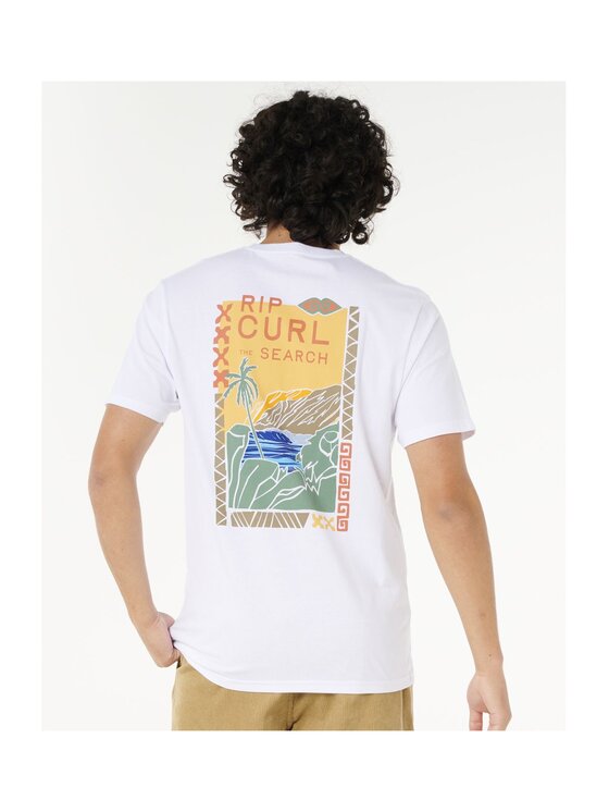 Rip Curl Rip Curl T-Shirt Aots - Cody Welsh Tee Biały Relaxed Fit