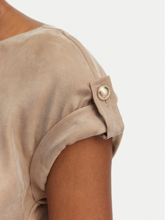 Guess Guess Ежедневна рокля W6GK50 W1950 Тъмнобежов Regular Fit