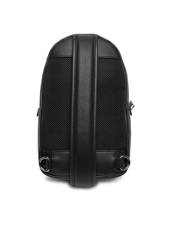 Tommy Hilfiger Tommy Hilfiger Hátizsák Th Central Sling Bag AM0AM13575 Fekete