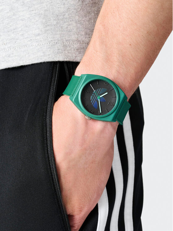 adidas adidas Годинник Project Two GRFX AOST24552 Зелений