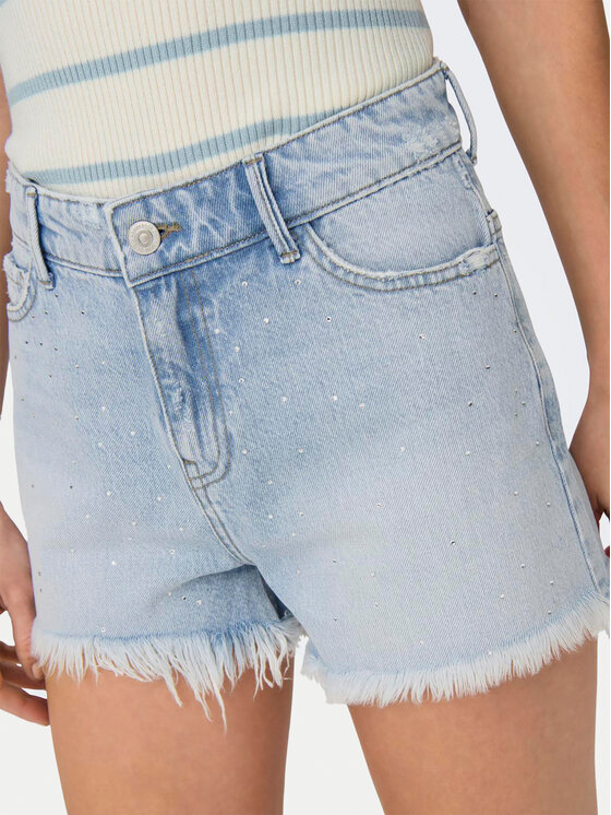 ONLY ONLY Pantaloni scurți de blugi Pacy 15319104 Albastru Regular Fit