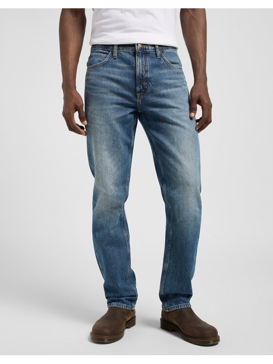 Lee Lee Jeansy WEST Niebieski Straight Fit