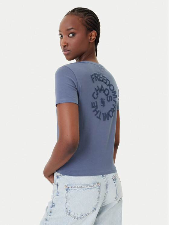 Quiksilver Quiksilver T-särk Lintah EQWZT03193 Sinine Regular Fit