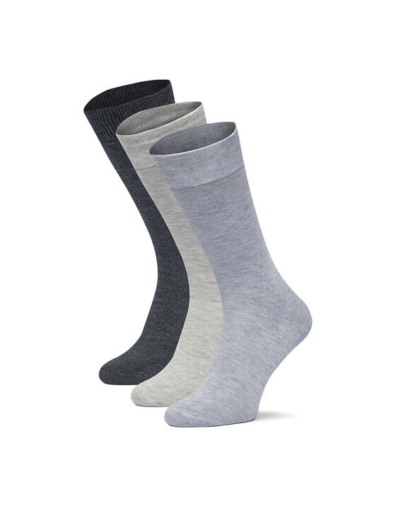 GINO ROSSI GINO ROSSI Dlhé ponožky CEO_AS_GR_01_W_AW26 (3-PACK). Sivá