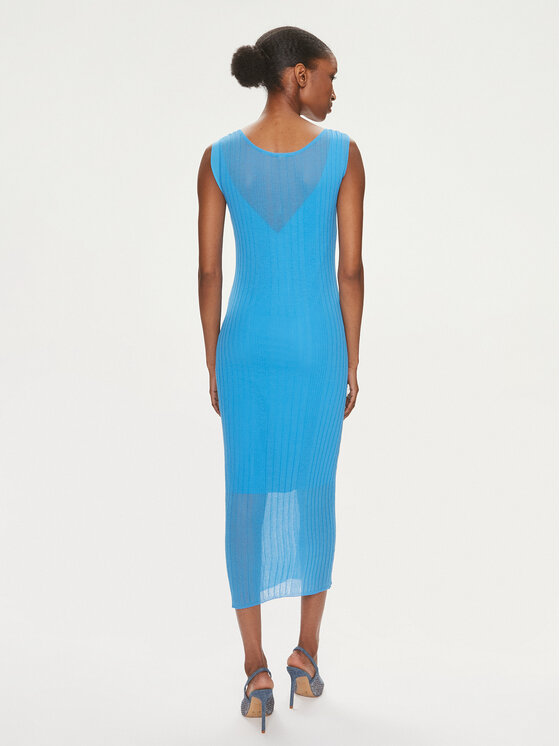 PINKO Pinko Kleid für den Alltag Dune 103540 A1ND Blau Slim Fit