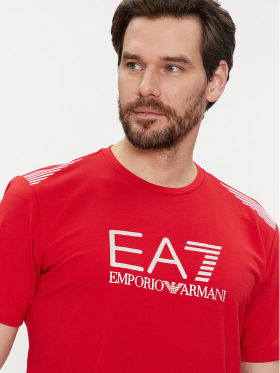 EA7 Emporio Armani EA7 Emporio Armani T-shirt 3DPT29 PJULZ 1461 Rosso Regular Fit