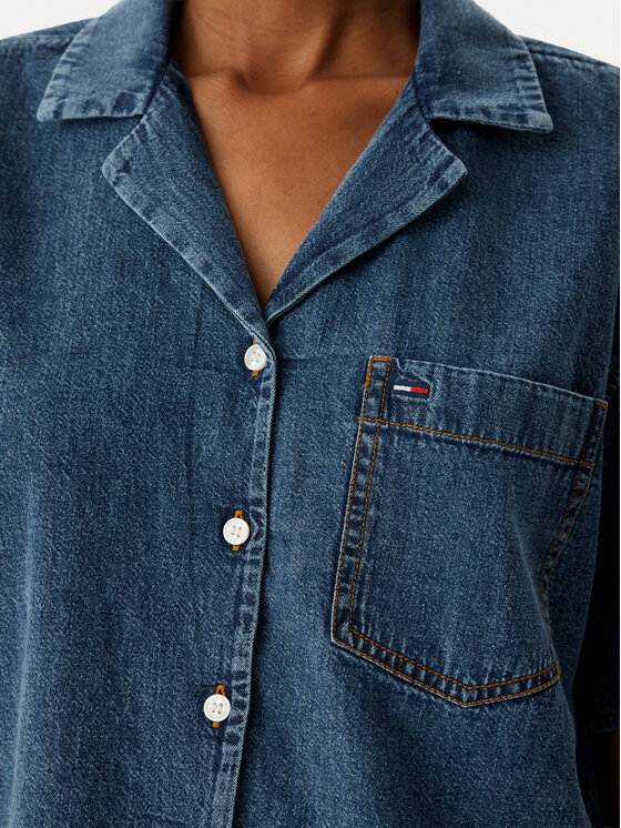 Tommy Jeans Tommy Jeans Teksasärk DW0DW22216 Sinine Relaxed Fit