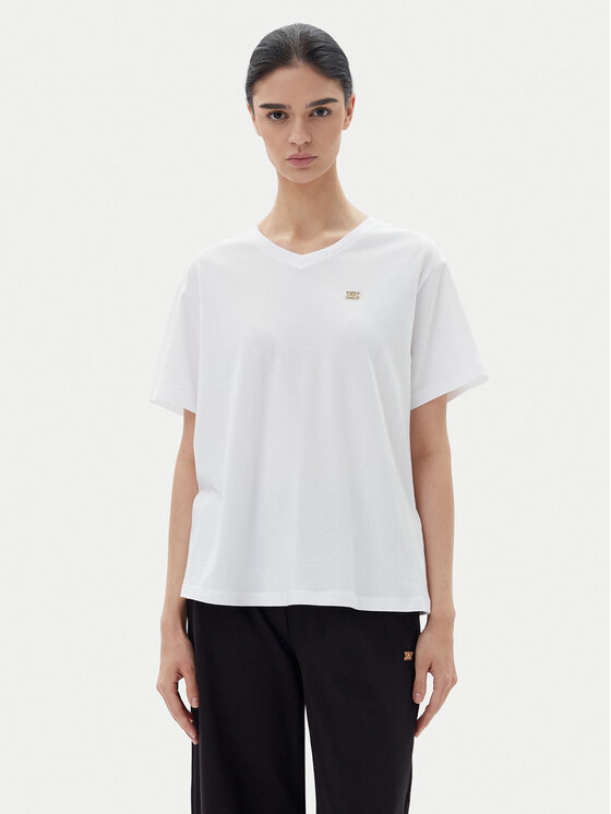 EA7 Emporio Armani EA7 Emporio Armani Tricou 7W000029 AF10373 U0002 Alb Loose Fit