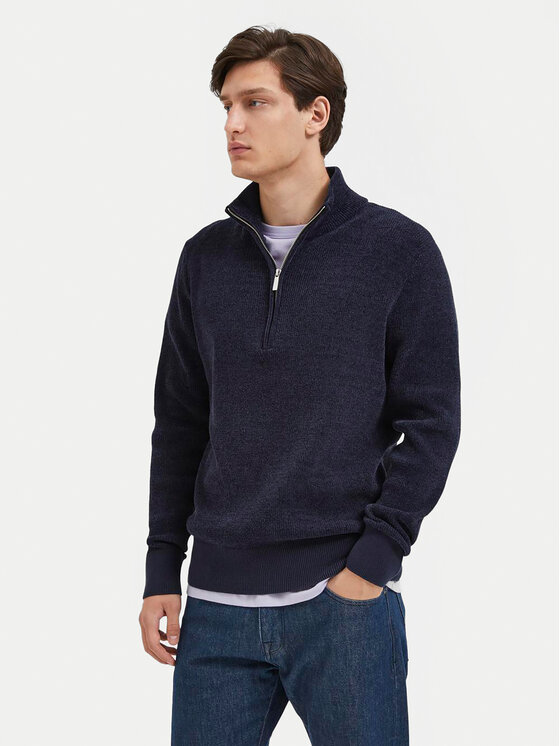 Selected Homme Selected Homme Svetr Rodney 16087985 Tmavomodrá Regular Fit