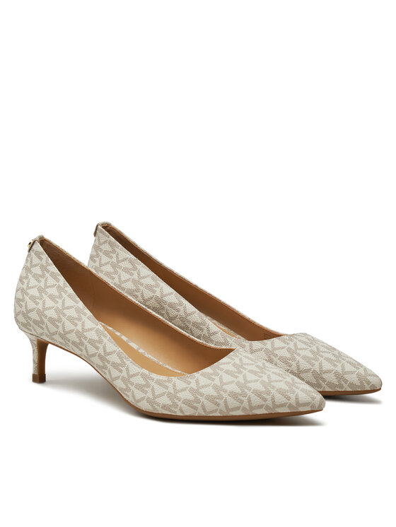 MICHAEL Michael Kors MICHAEL Michael Kors Pantofi cu toc subțire Alina 40R3ALMP1B Bej