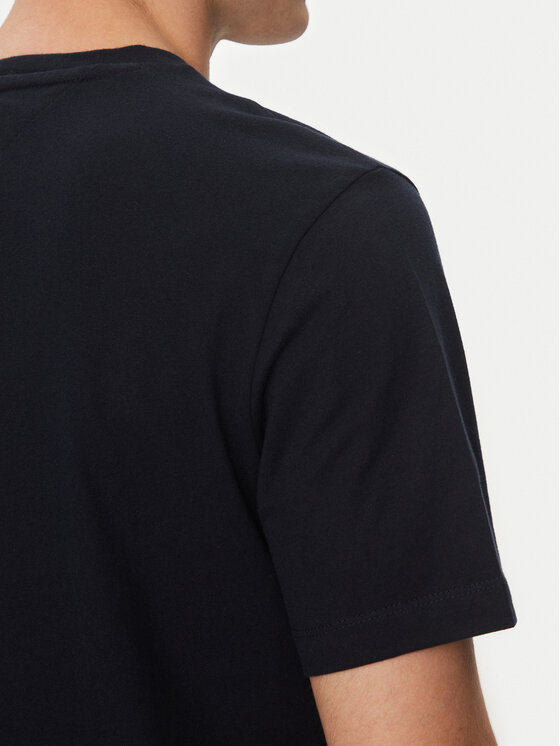 Tommy Hilfiger Tommy Hilfiger Póló Essential V-Neck Tee MW0MW39249 Sötétkék Regular Fit