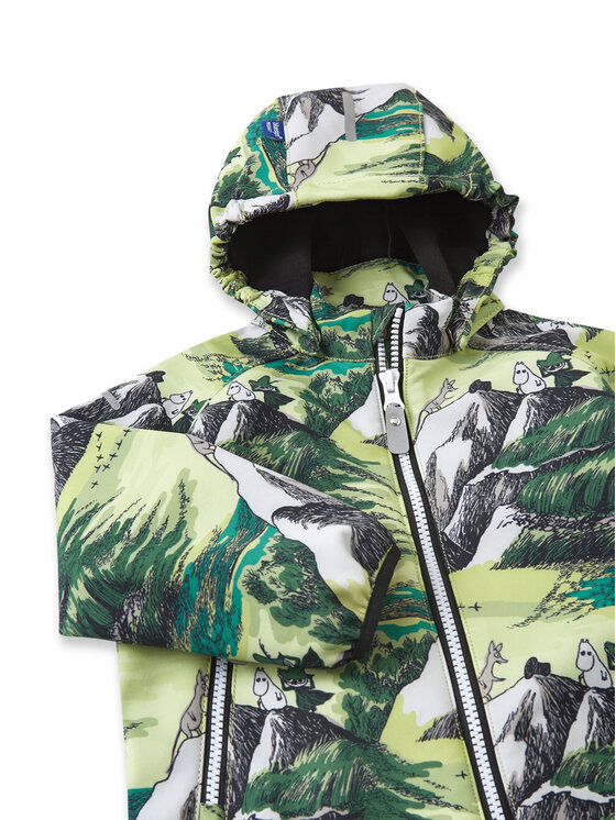 Reima Reima Softshellový overal Moomin Mjosa 5100328C Zelená Regular Fit