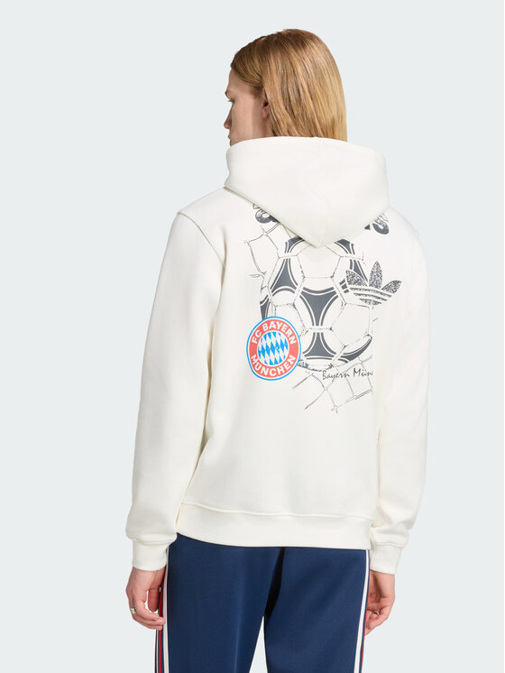 adidas adidas Bluza techniczna FC Bayern Muenchen OG Graphic Biały Regular Fit