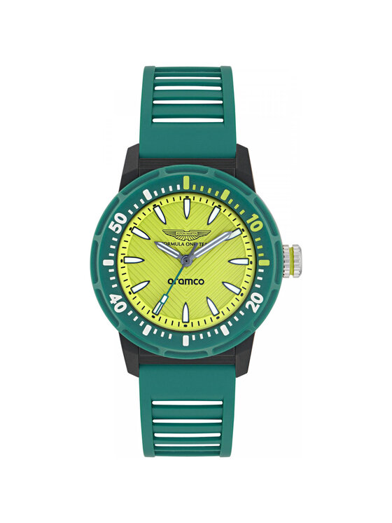 Aston Martin Aston Martin Zegarek MTFK1F501 Zielony