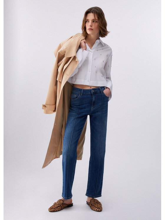 Liu Jo Liu Jo Camicia WA6173T039A11111 Bianco Regular Fit