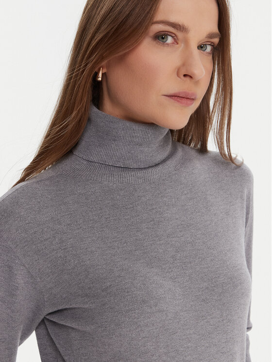Kontatto Kontatto Rollkragenpullover 3M0823C Grau Regular Fit