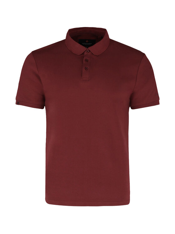 Volcano Volcano Polo O-VOLVI Czerwony Regular Fit